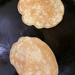 かぼちゃとごまのホットケーキ